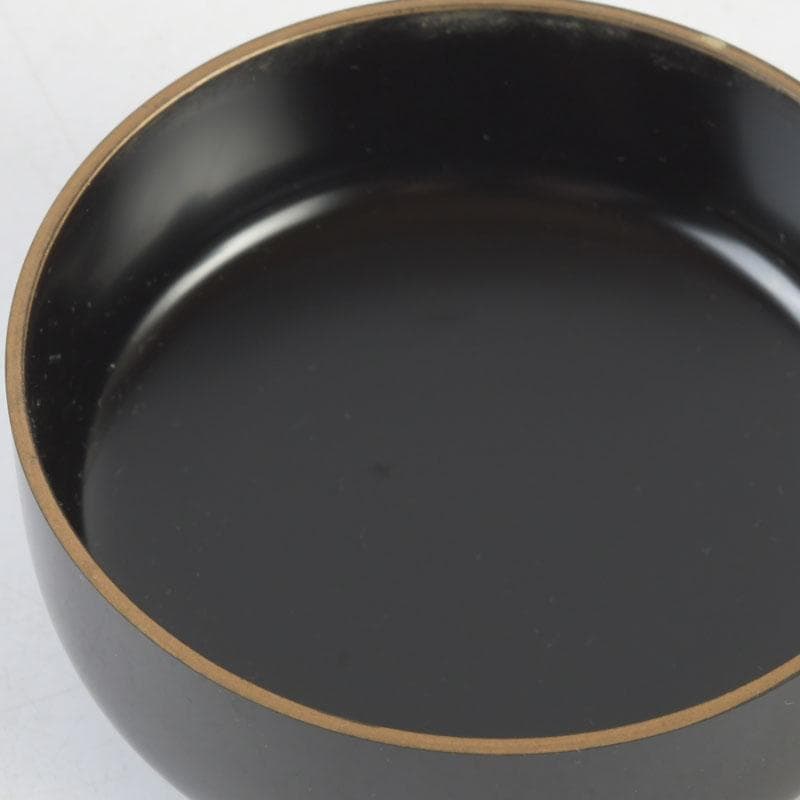 茶道具　加賀蒔絵師　和田寿峰作　立雛蒔絵　中棗　共箱　V　9675