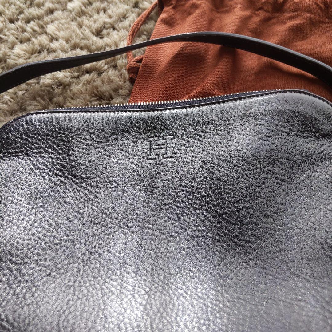 HIROFU 別売りストラップ付 ショルダーバッグ 濃紺 ネイビー ヒロフ