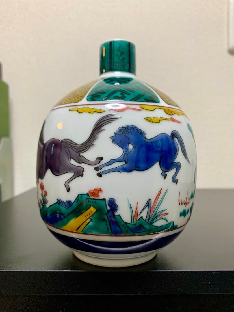 【超希少品‼️】響21年　2001年数量限定販売　九谷焼 古九谷風駿馬文【空瓶】