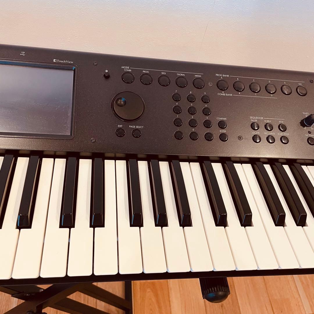 希少 KORG M50-73 シンセサイザー キーボード 台 フットペダル