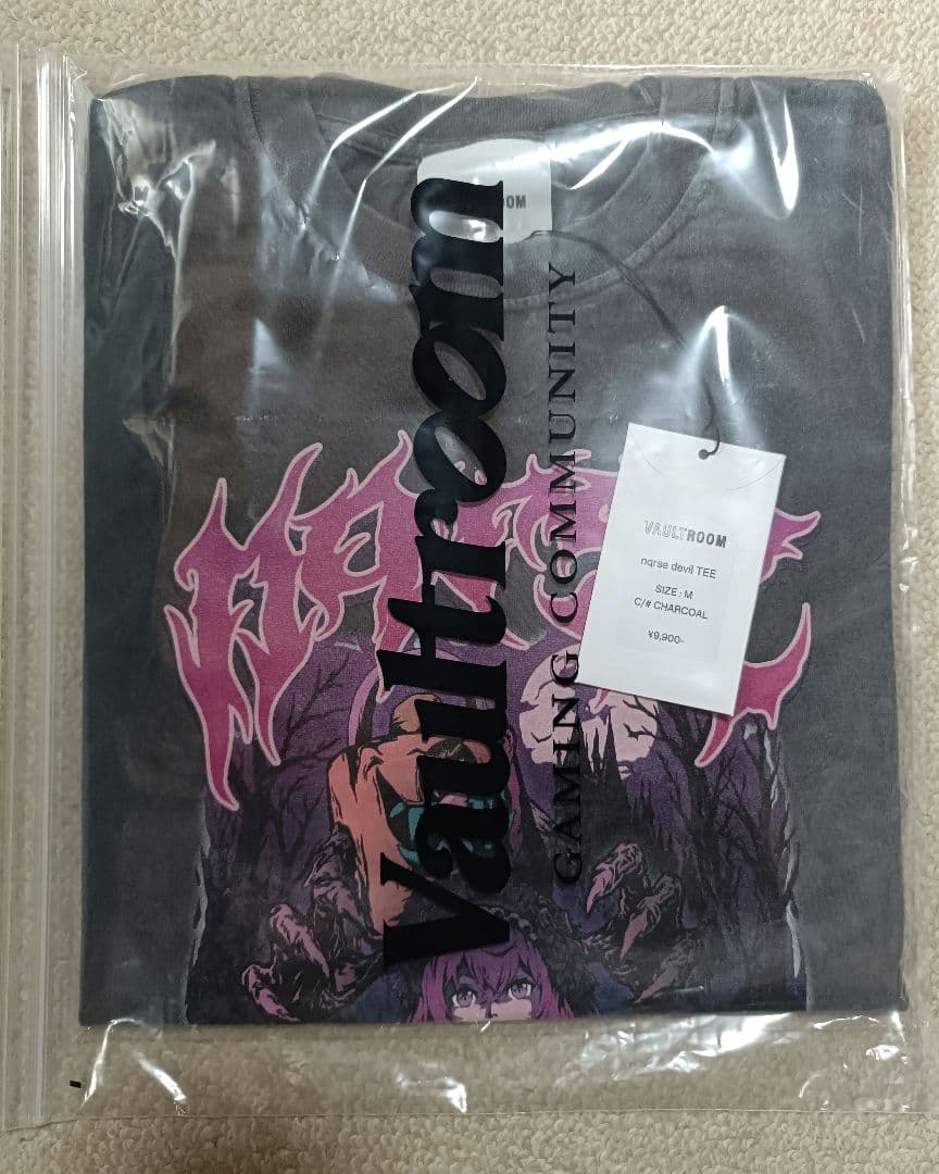 トップス vaultroom nqrse DEVIL TEE / CHARCOAL