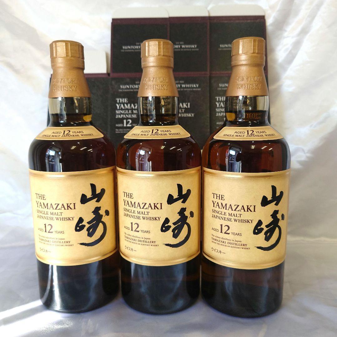 サントリー山崎12年が5本です