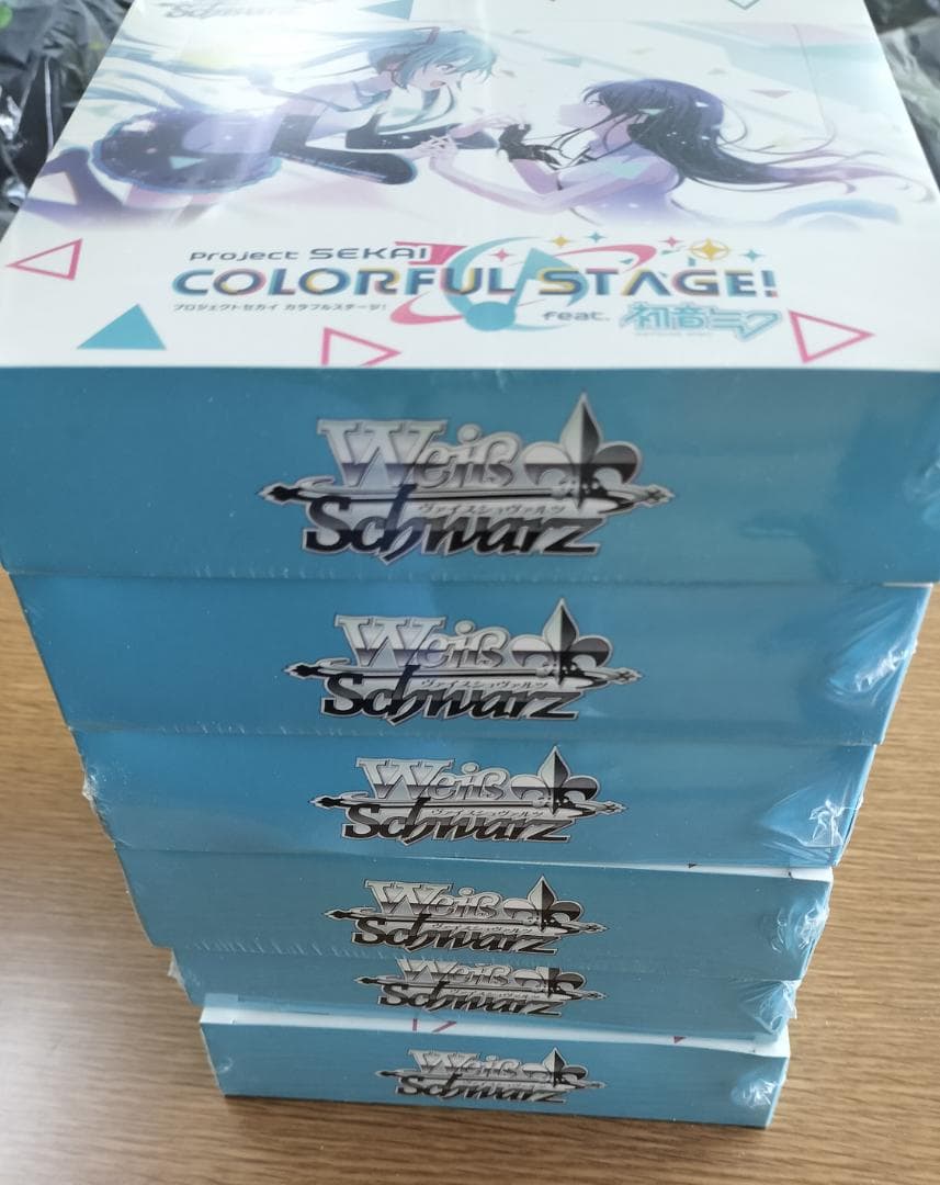 初版ヴァイスシュヴァルツ プロジェクトセカイ カラフルステージ！初音ミク 未開封