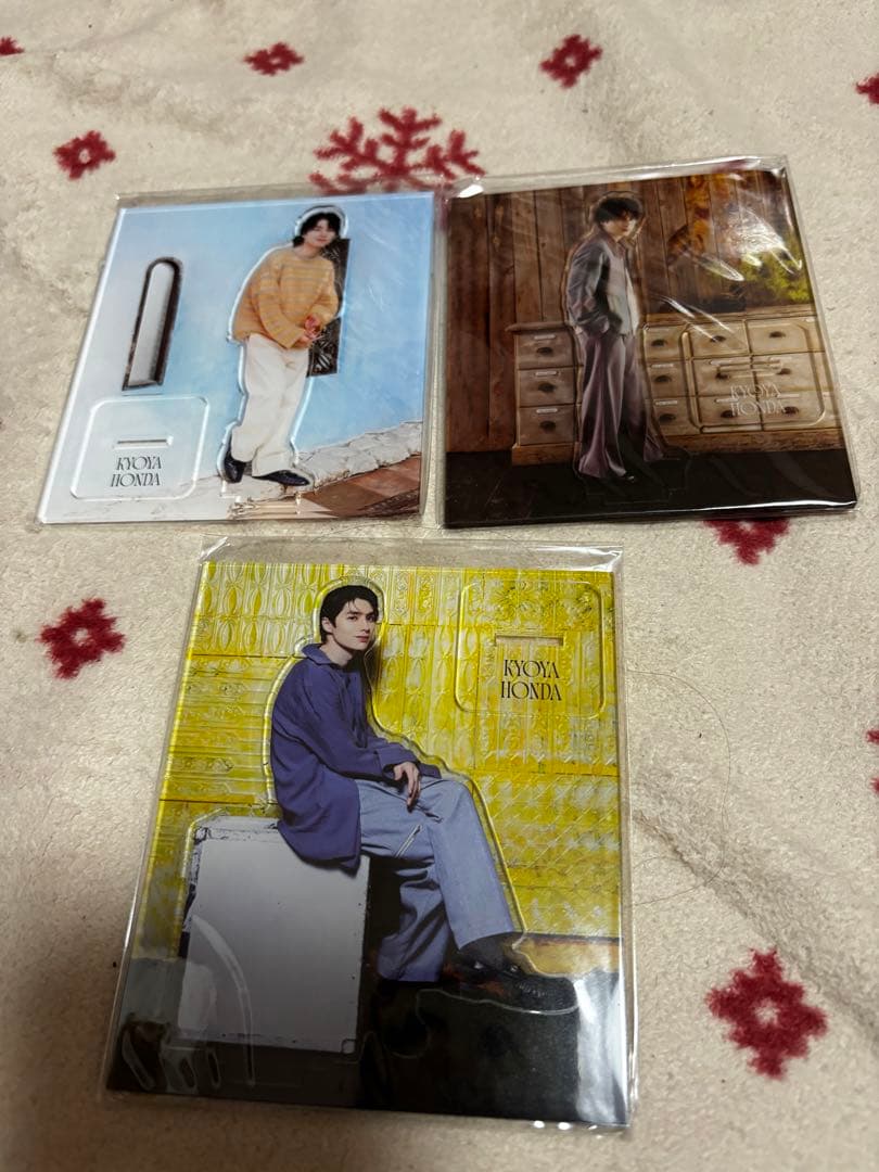 本田響矢　アクスタ3体