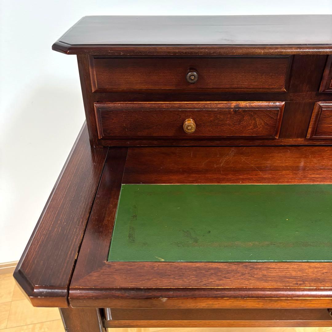 木製 ライディングデスク ビンテージ 天然木 学習机事務机 アンティーク