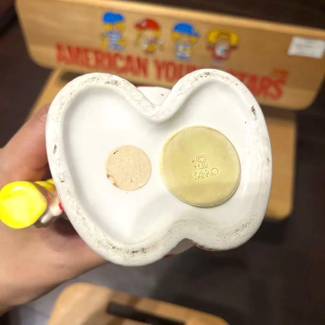 サンリオレトロ パティ&ジミー 木製 チェアー テーブル 貯金箱