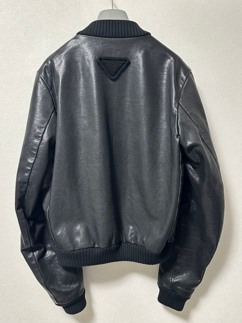 PRADA 23SS レザーボンバージャケットUPW455
