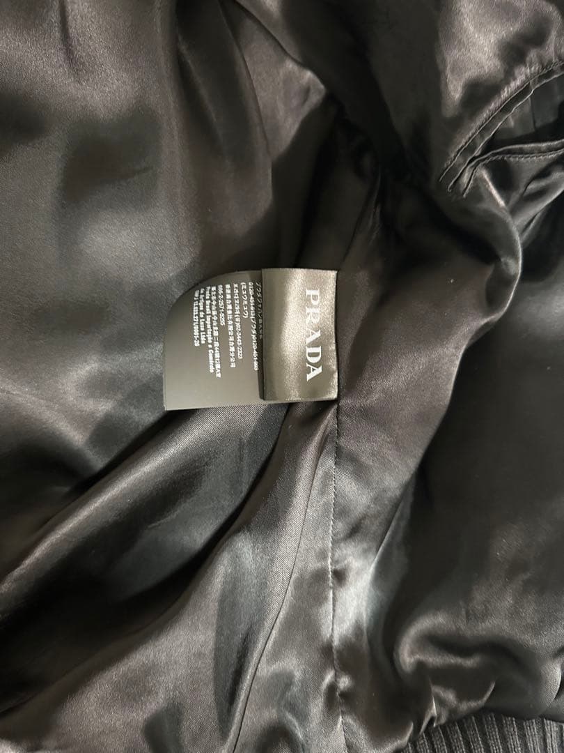 PRADA 23SS レザーボンバージャケットUPW455