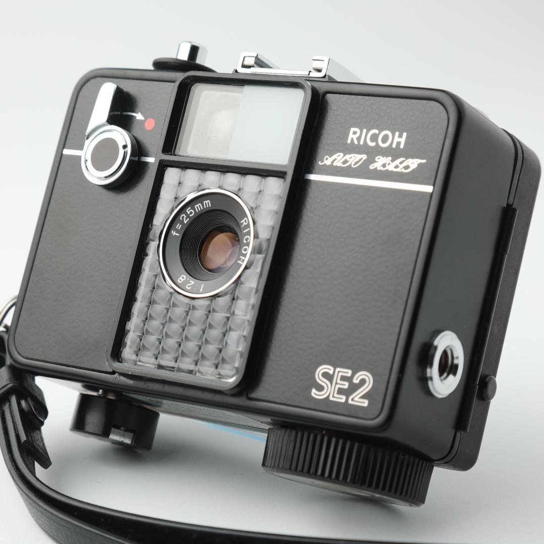【最終モデル動作品】リコー オートハーフ SE2 黒仕上げ ケース付