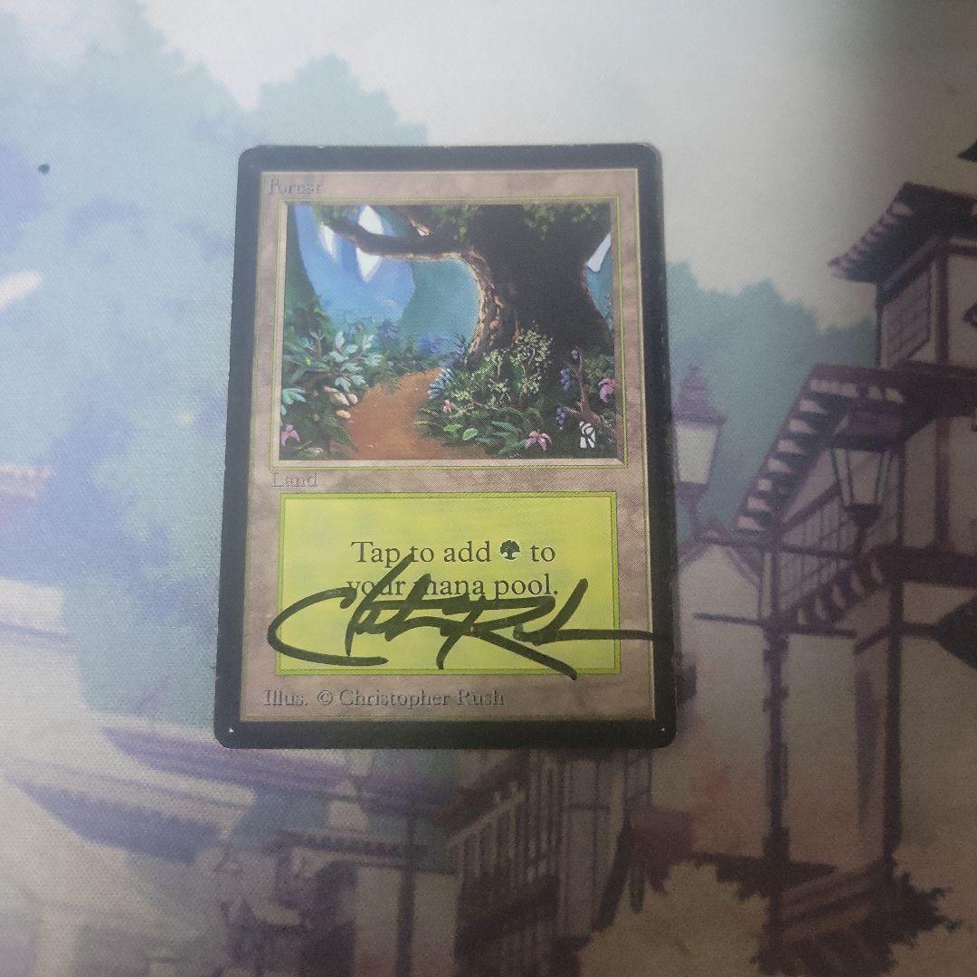 MTG 森 β サインド