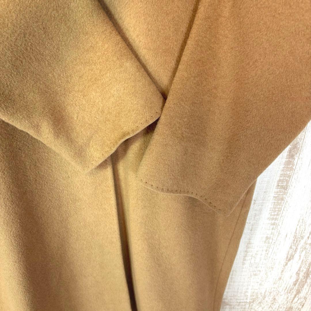 MaxMara マックスマーラ 白タグ キャメルヘアー ロング チェスターコート