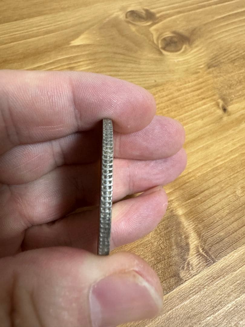 ★本物保証★ 莊印なし‼️ 特年! メキシコ 8レアル銀貨1891年号