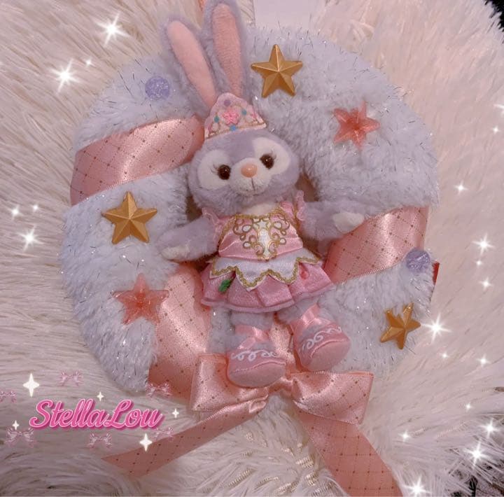 くるみ割り人形　ステラルー　リース　クリスマス　ぬいぐるみバッチ　ダッフィー