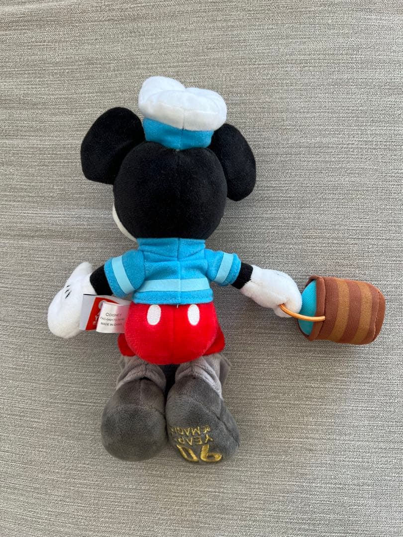 【希少】ミッキーマウス ぬいぐるみ 90周年 ミッキーの捕鯨船　ディズニーストア