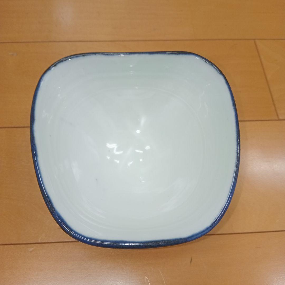 日吉窯 平安京泉 染付干支（丑） 牛デザイン 陶器ボウル