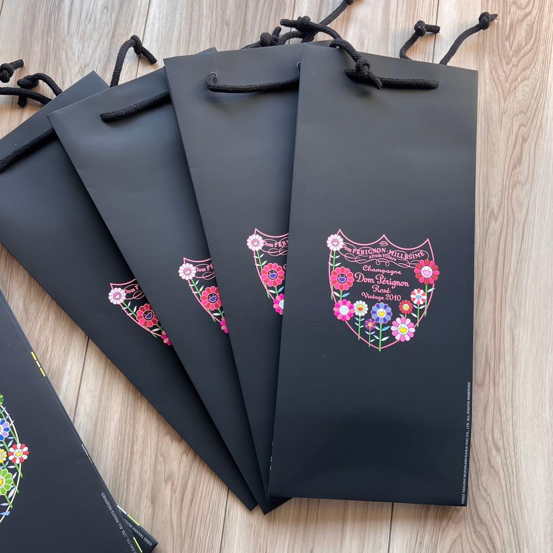 ドンペリニヨン 村上隆 ロゼ シャンパン ショッピングバッグ ショッパー
