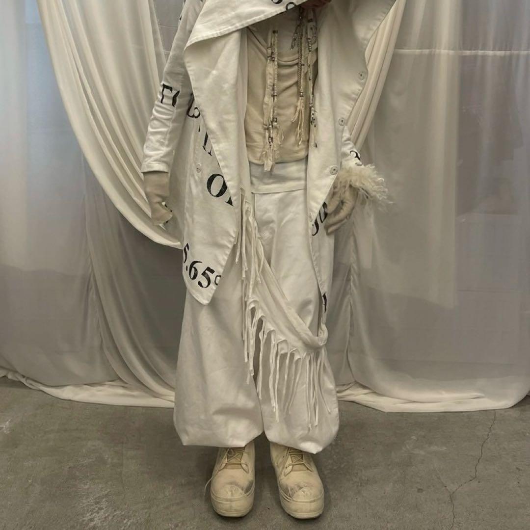 archive 00s ワイドパンツ サルエル y2k平成 白 シンヤコズカ 似