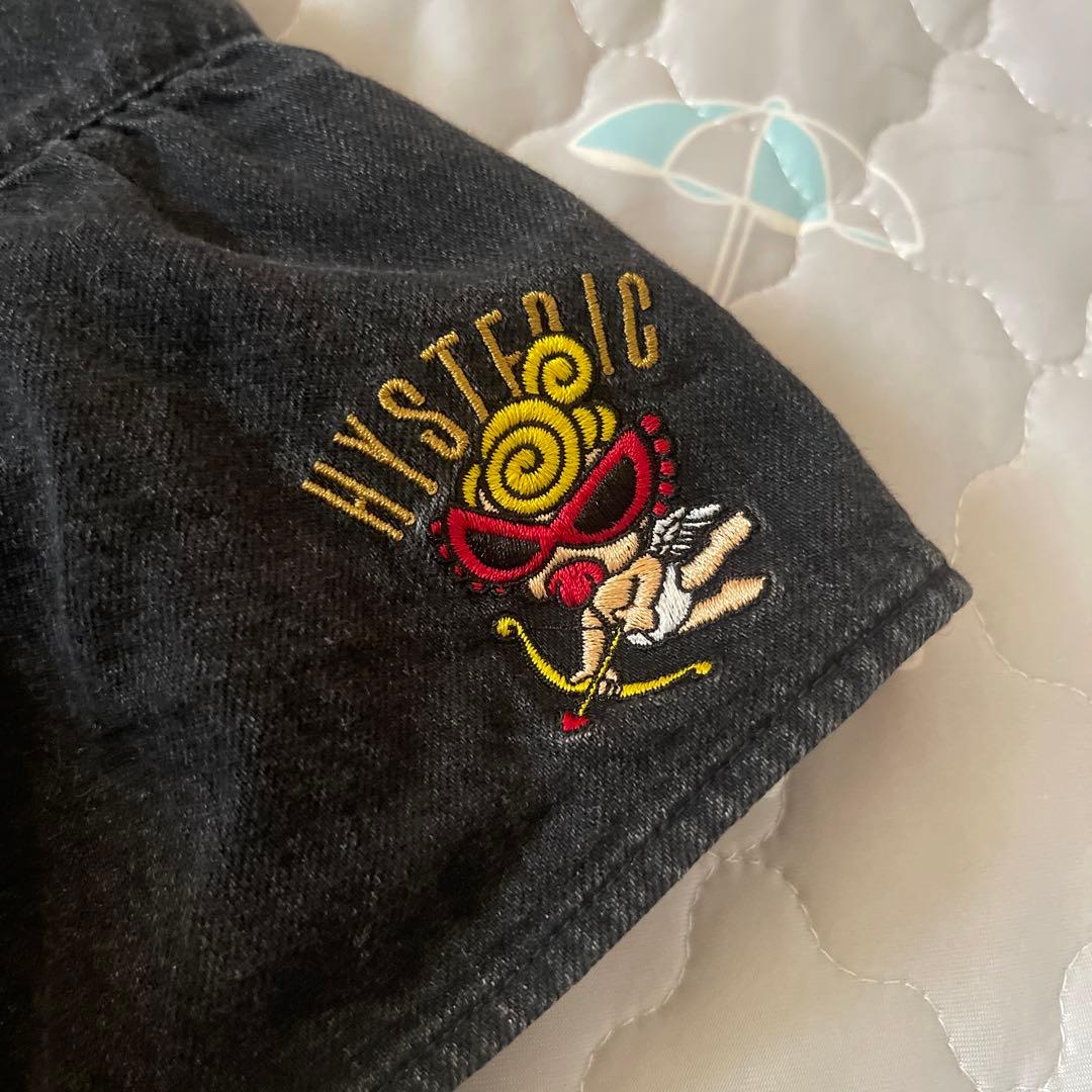 ヒスミニ　天使　エンジェル　インナーパンツ付きデニムフレアスカート