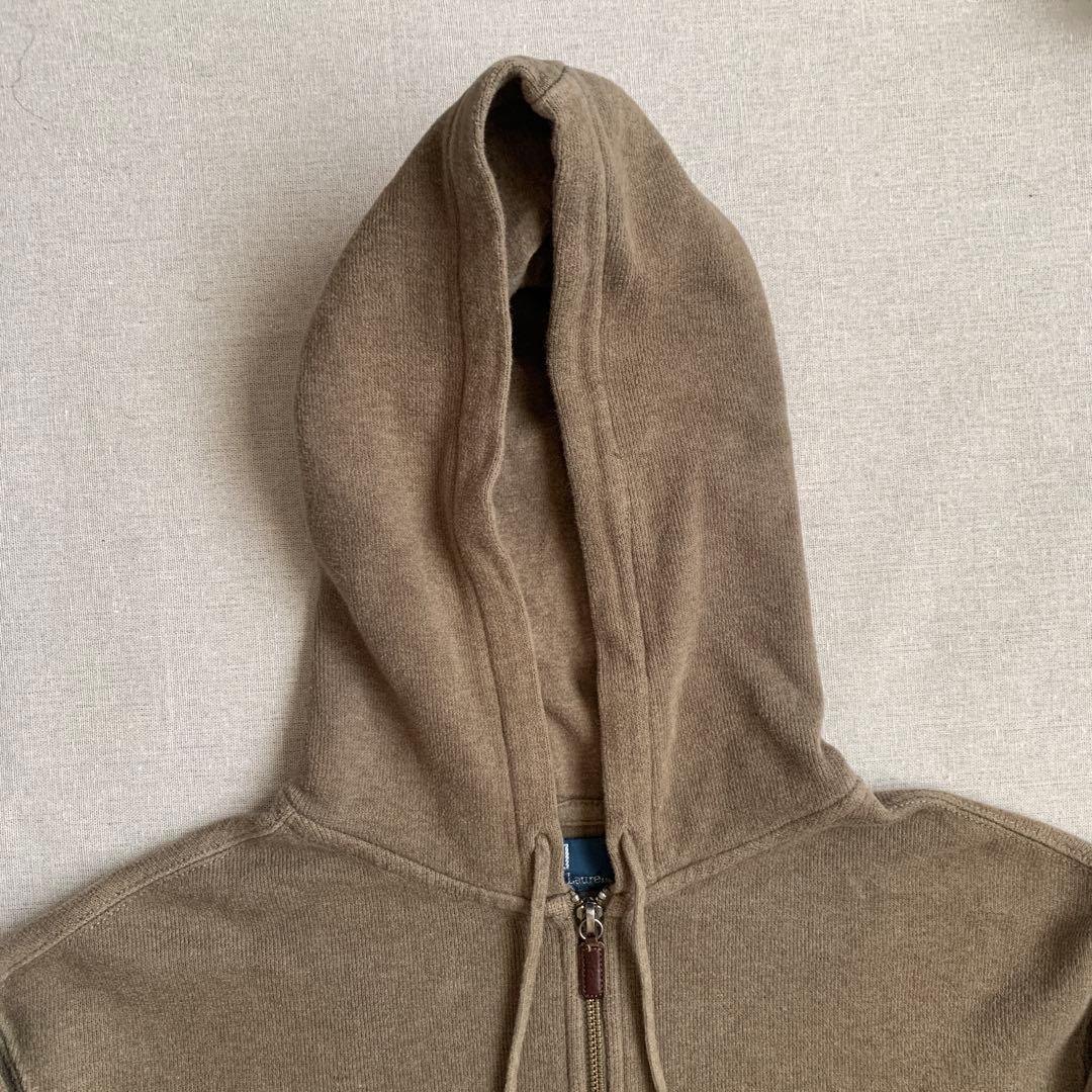 00’s Ralph Lauren ジップパーカー　オリーブグリーン　L