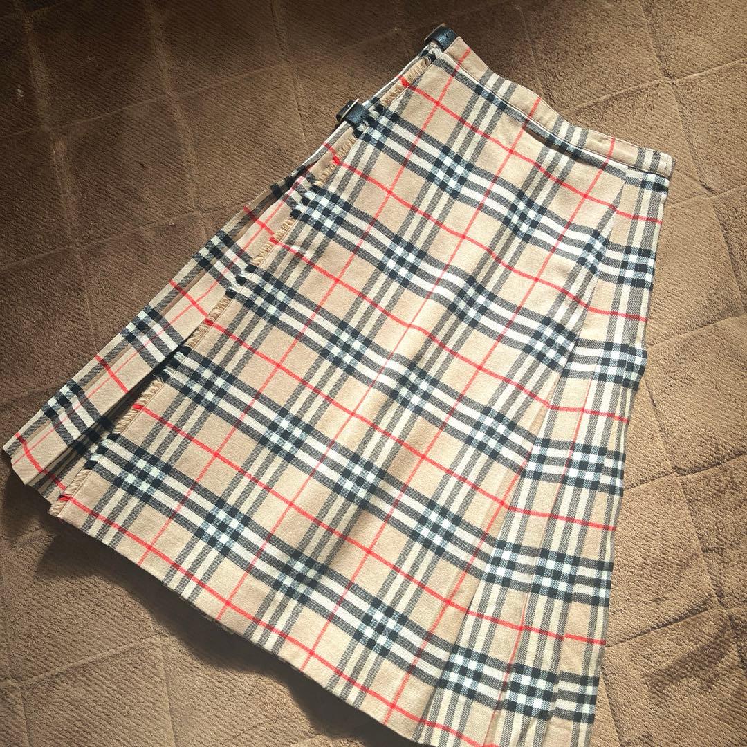 BURBERRYS ノバチェック プリーツスカート