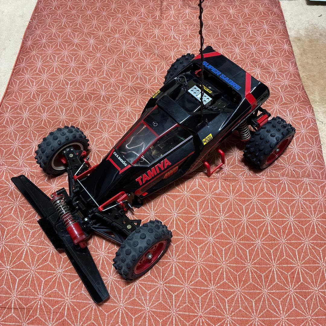 タミヤ　ラジコン　RCカー　スーパーセイバー　当時物　ジャンク
