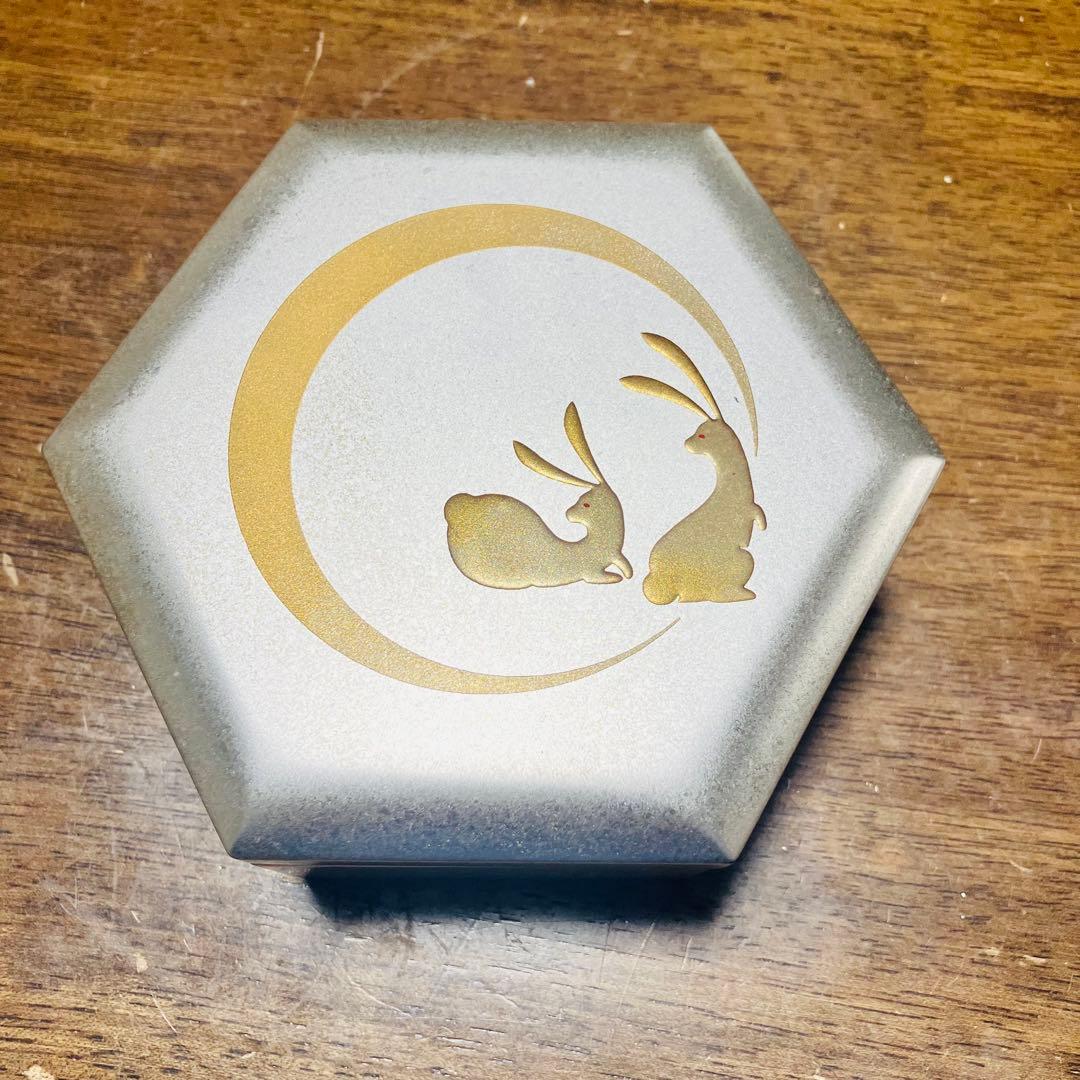 箔一 月兎　小箱　シルバー