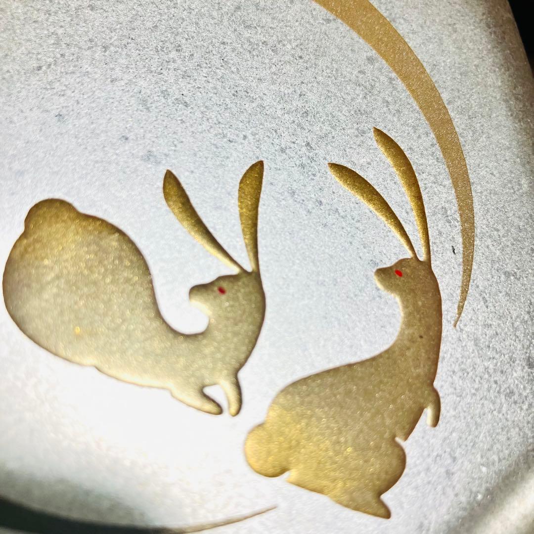 箔一 月兎　小箱　シルバー