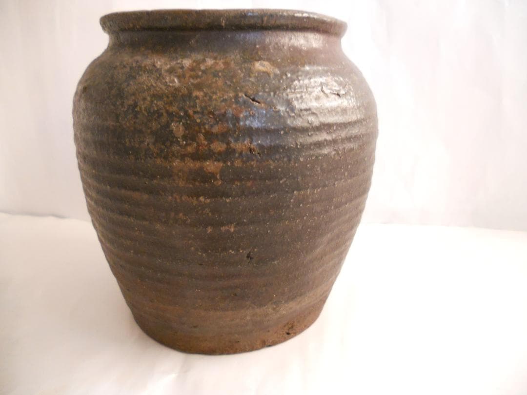古備前 壺 希少 貴重 お歯黒壷 鉄漿壷 備前焼 壺 です。