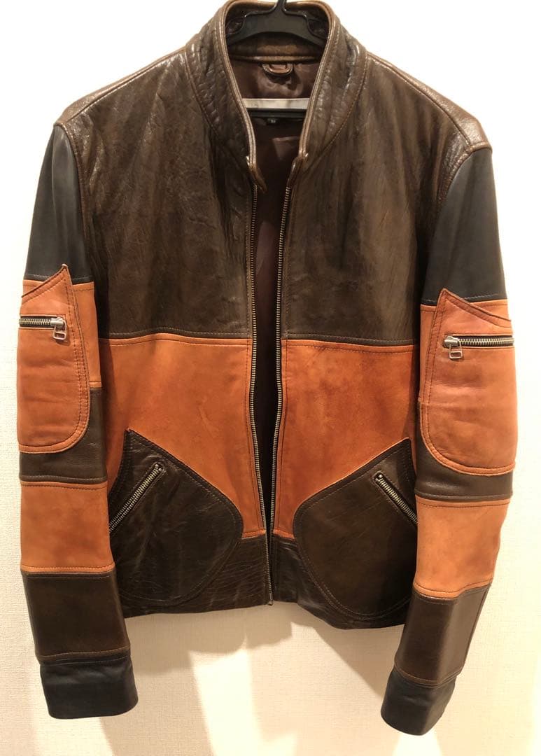 Y’2 LEATHER ワイツーレザー レザーシングルライダースジャケット