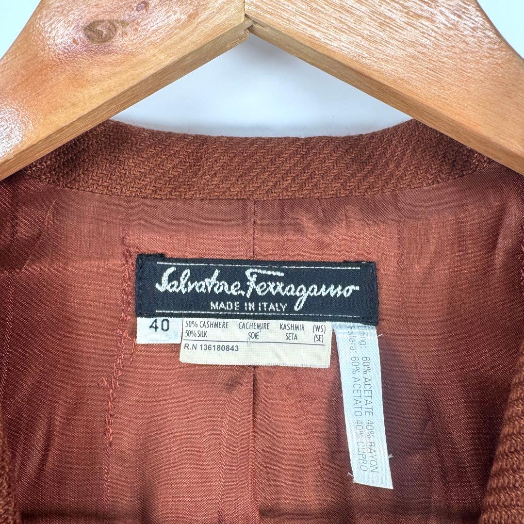 イタリア製 FERRAGAMO フェラガモ コート サイズ40