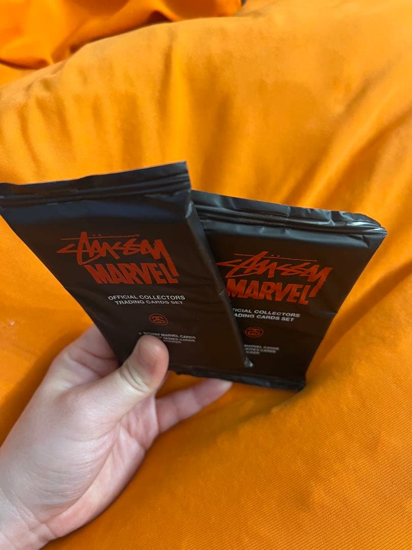 激レア！ステューシー×マーベルのコラボトレーディングカード！未開封！２つ！