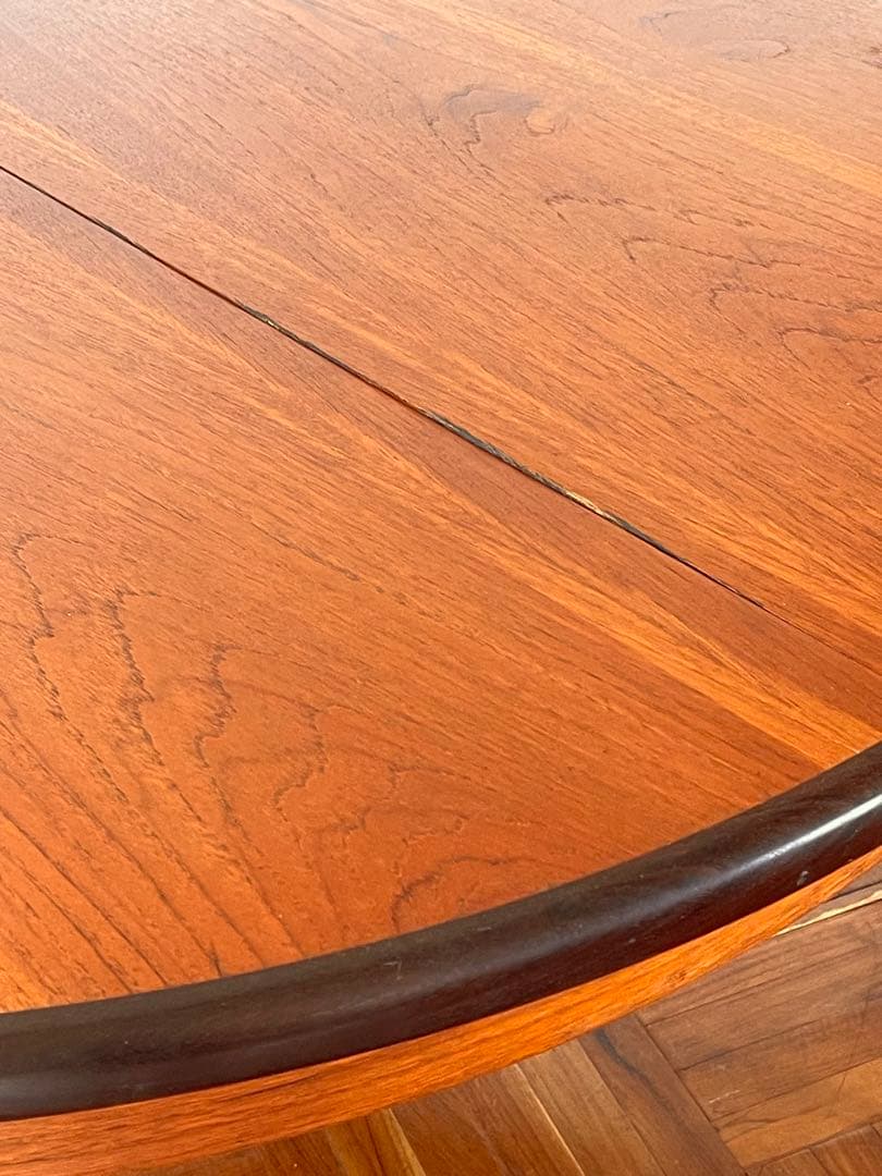 イギリス ヴィンテージ G PLAN ラウンド エクステンション テーブル