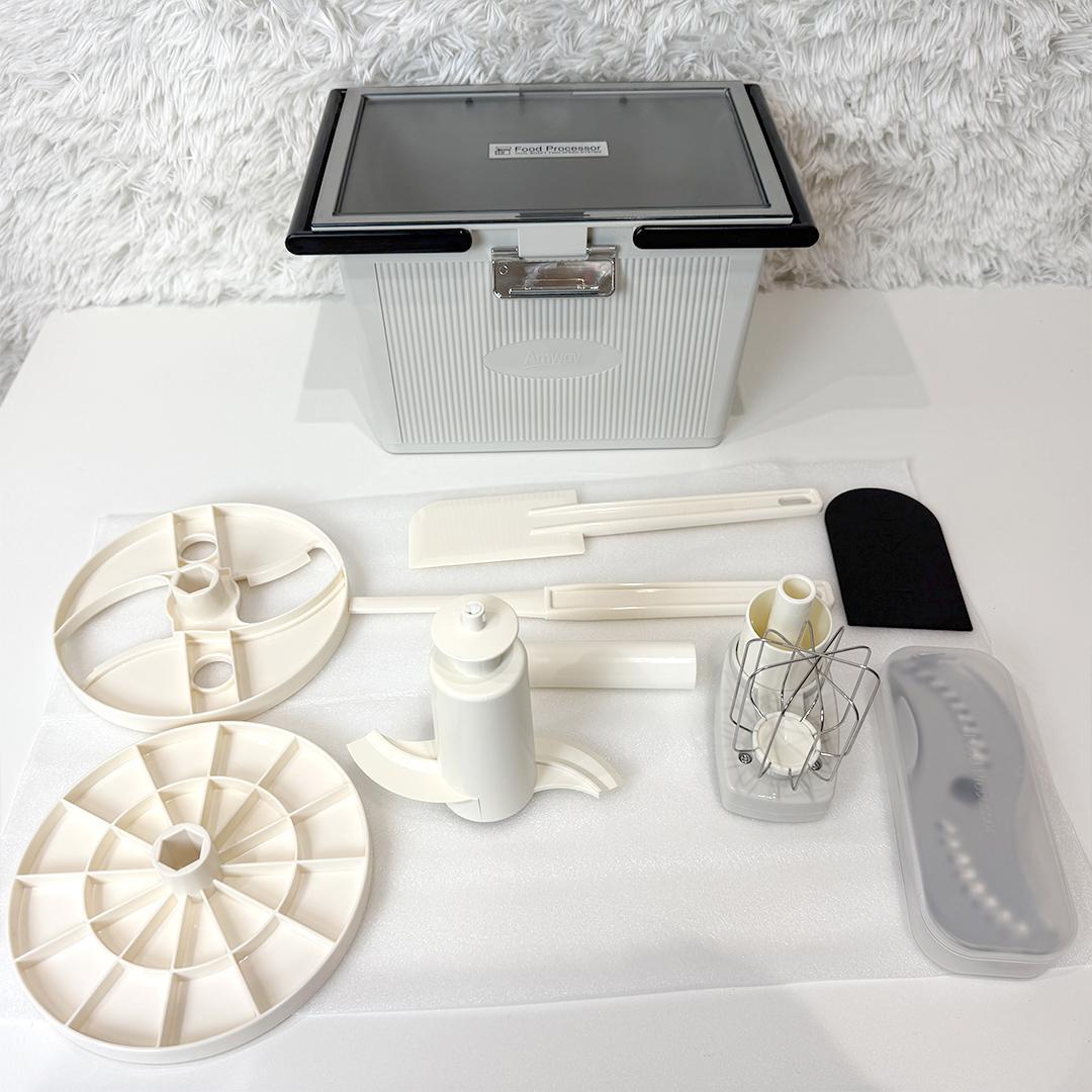 極美品 アムウェイ フードプロセッサー ケース付オプションパーツセット 18年製