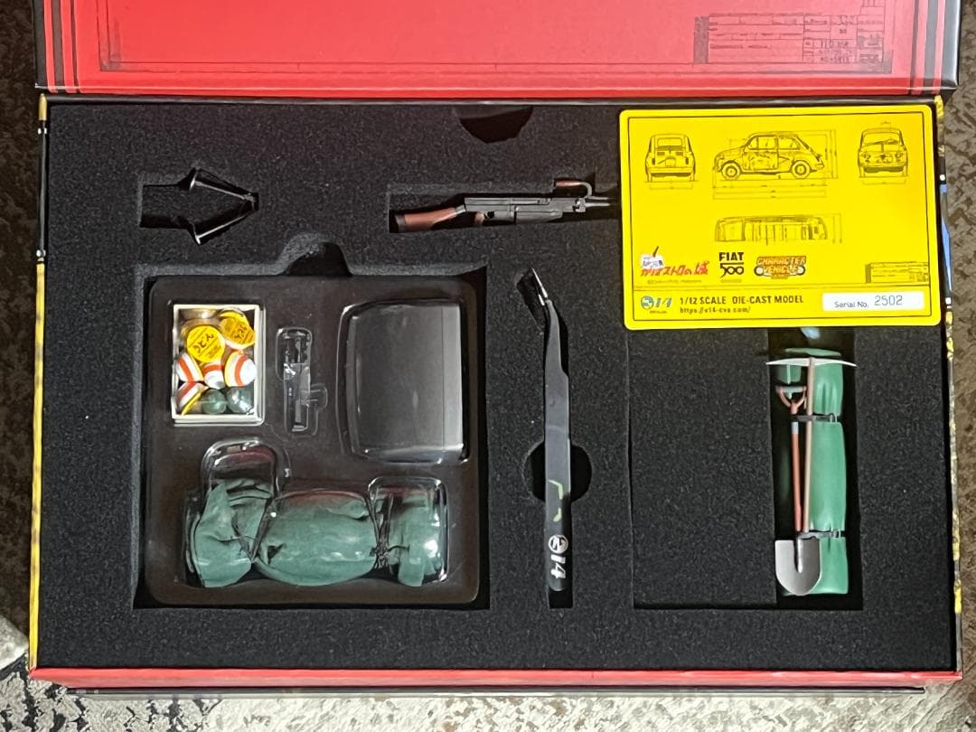 エスワンフォー ルパン三世 カリオストロの城 FIAT500 ダイキャスト製