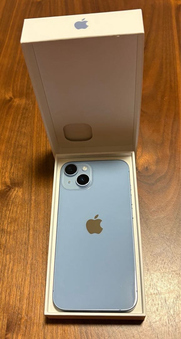 ジャンク品★iPhone 14 本体（画面フィルム/カバー/充電コード付）