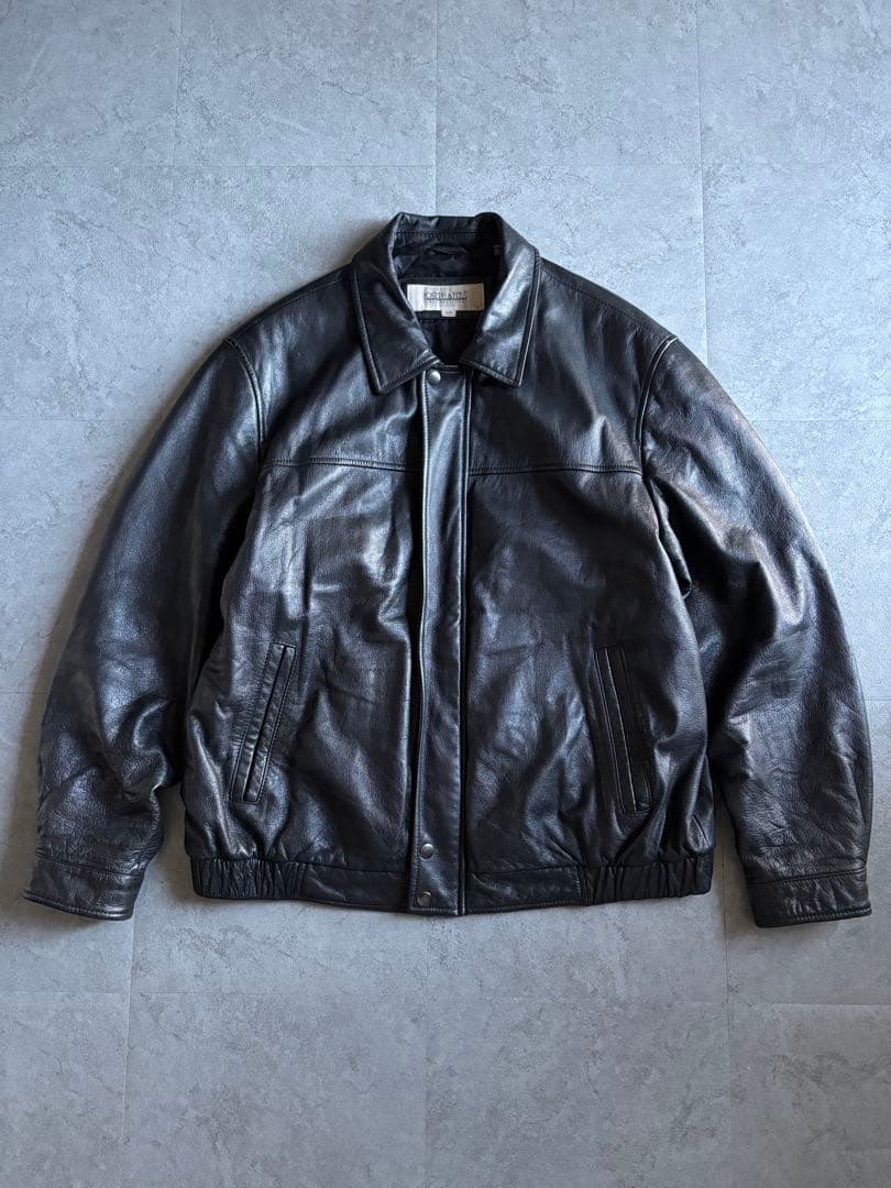 菖己様 JOSEPH&FEISS レザージャケット ブラック L 本革 美品