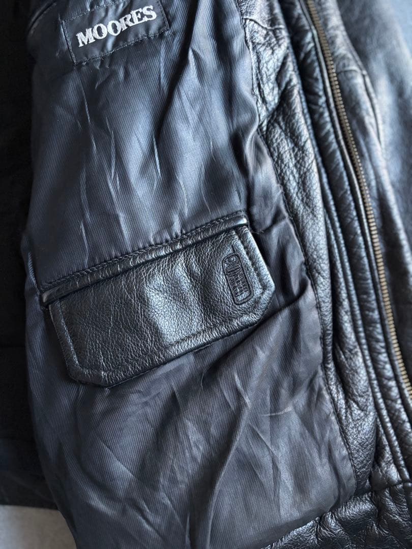 菖己様 JOSEPH&FEISS レザージャケット ブラック L 本革 美品