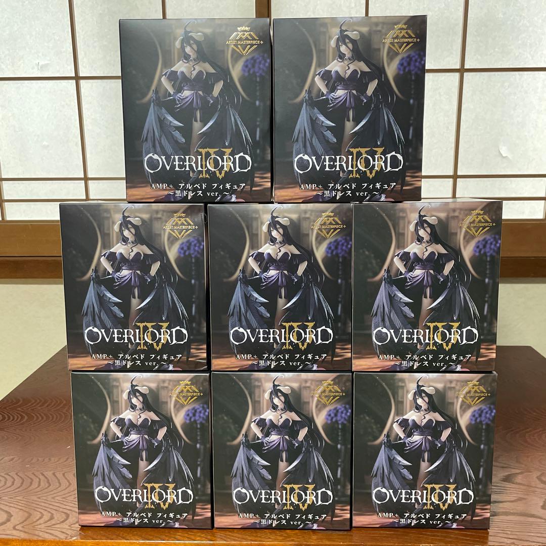 オーバーロードAMP ＋　アルベドフィギュア 黒ドレスver. 新品未開封品8点