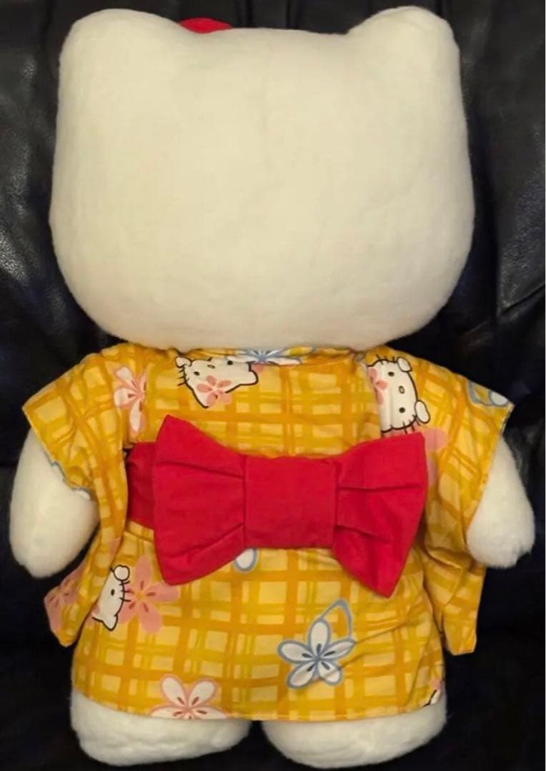 Sanrio キティ　着物　浴衣　2000年　ぬいぐるみ　新品タグ付き 特大
