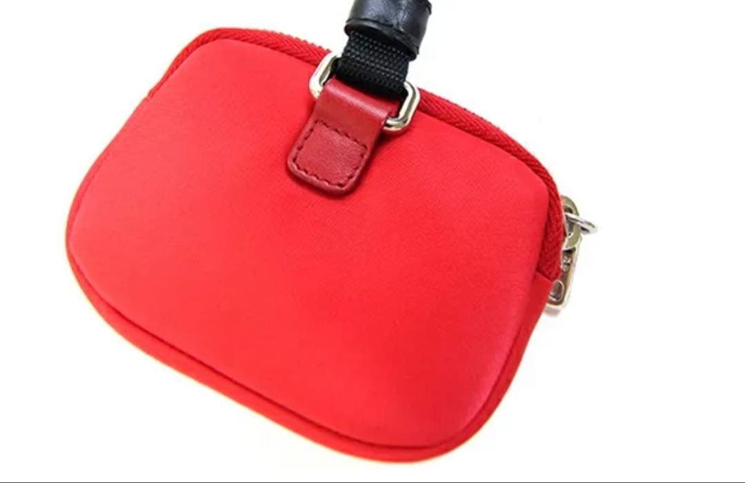 プラダ ペットリード 2YG008 レッド ナイロン 新品 未使用品 正規品