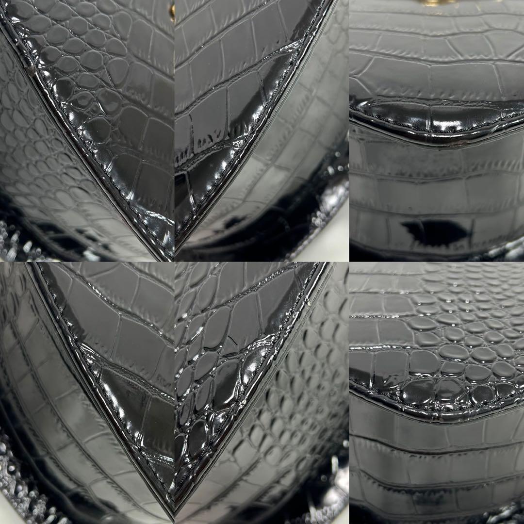 【未使用級】ヴィヴィアンウエストウッド オーブ 2way バッグ ハート クロコ