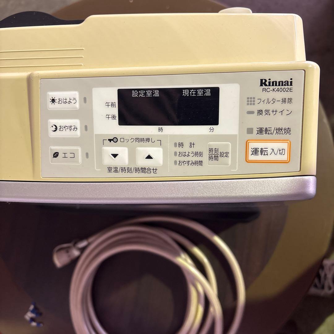 Rinnai ガスファンヒーター デジタル表示