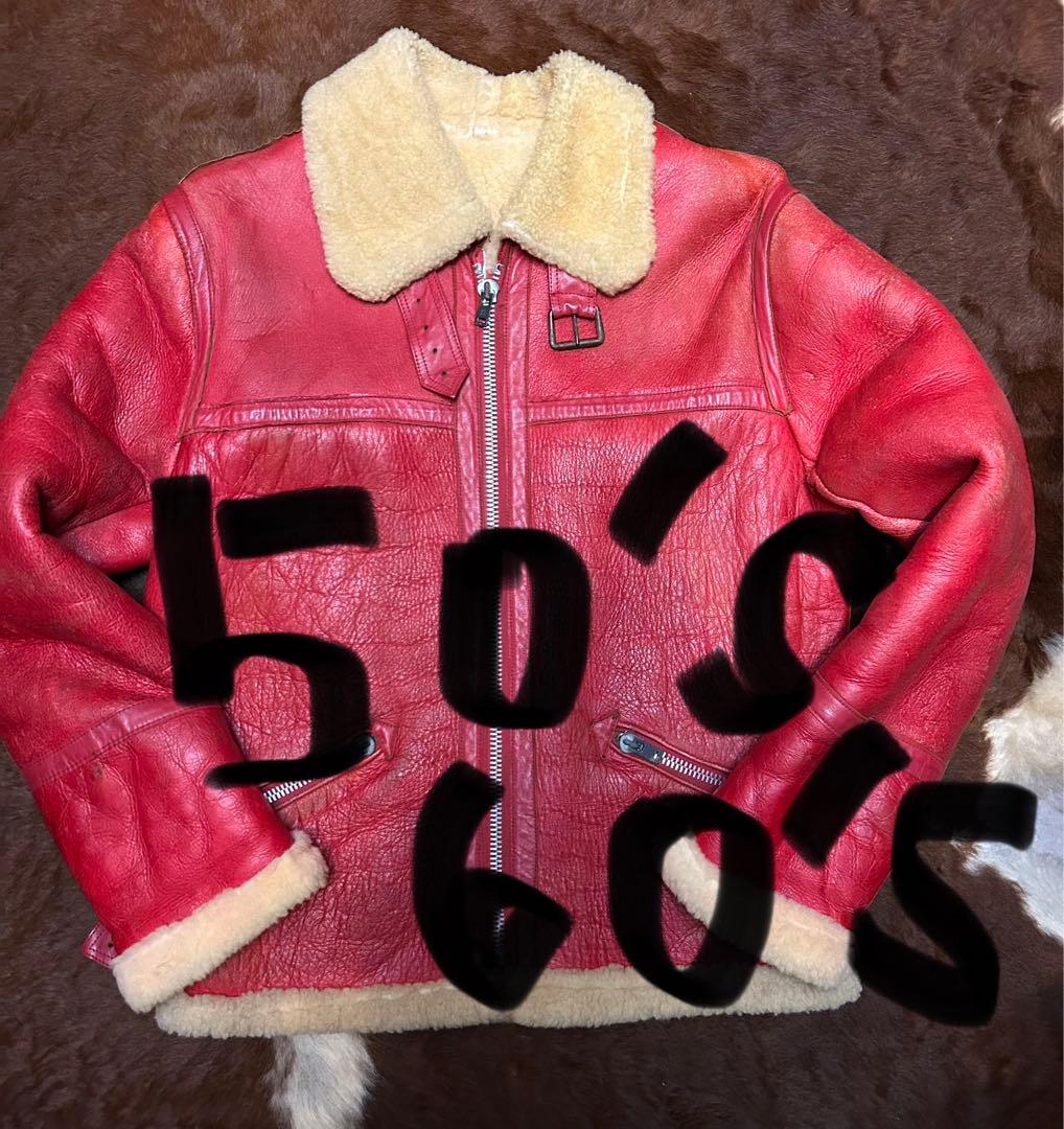 B-6 レザージャケット　フライトジャケット