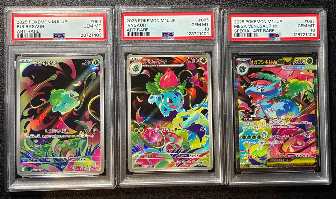 【PSA鑑定】メガブレイブ メガフシギバナ 進化ラインPSA10 連番セット