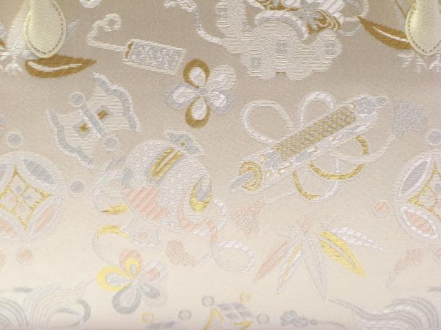 和装バッグ　利休バッグ　金蘭織物 入卒式　結婚式　お茶席・商品番号3-1