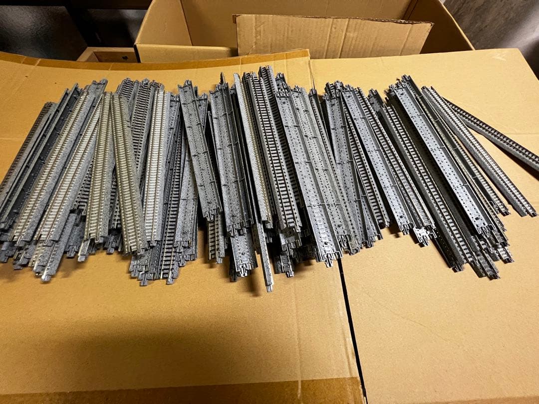 KATO 単線直線線路248mm 130本