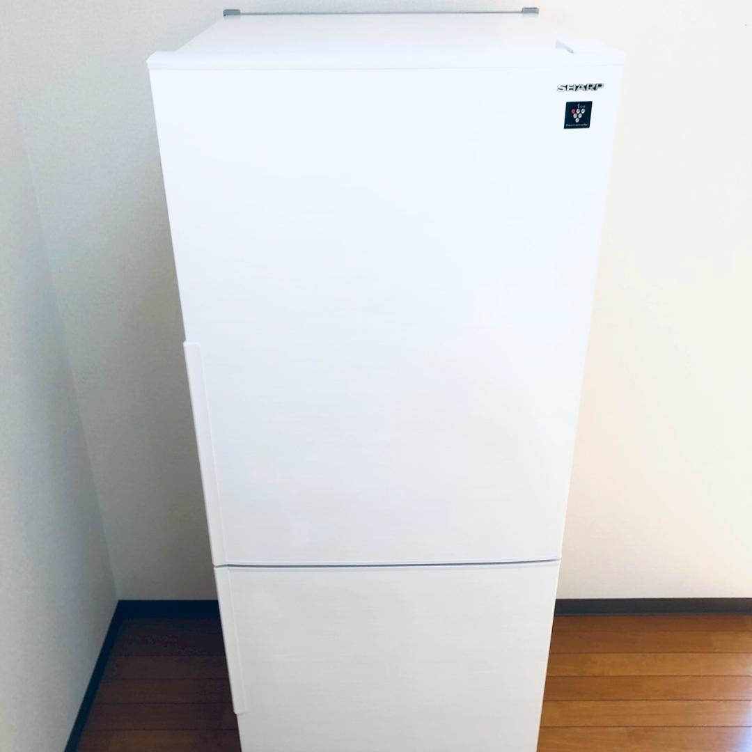 【美品】シャープ 冷蔵庫 ホワイト SJ-PD28F-W 2020年製