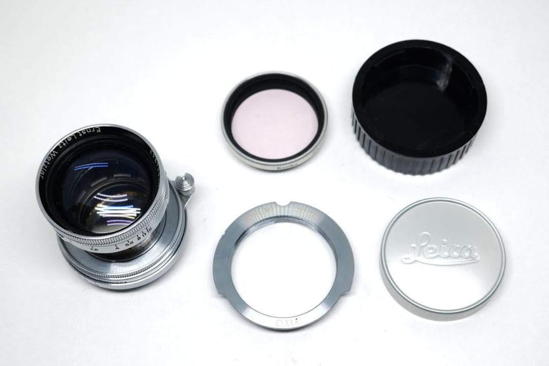 Leitz Summitar 5cm f2 L39マウント L/Mリング付