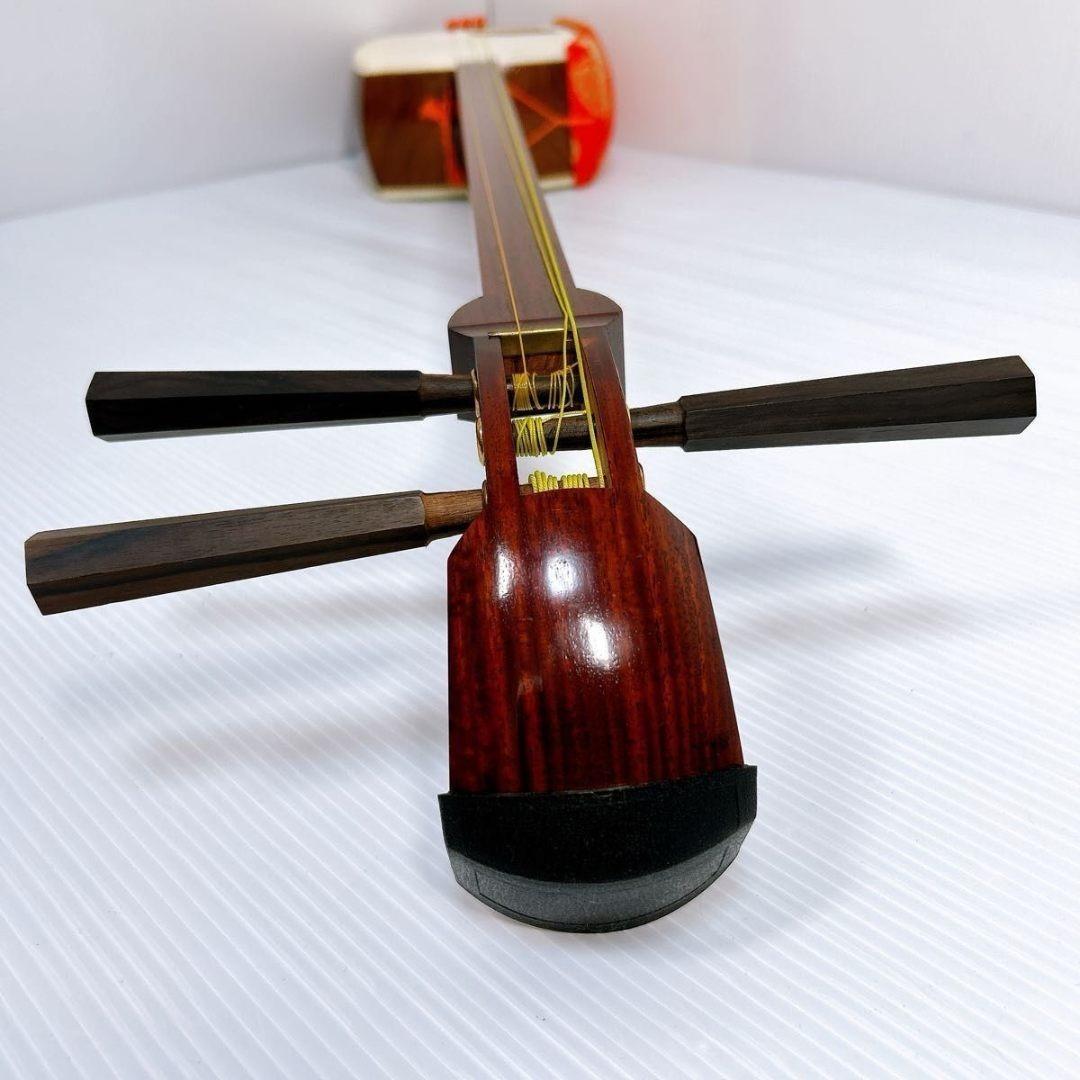 三味線　中棹　ソフトケース付き 和楽器 弦楽器 現状品 ジャンク