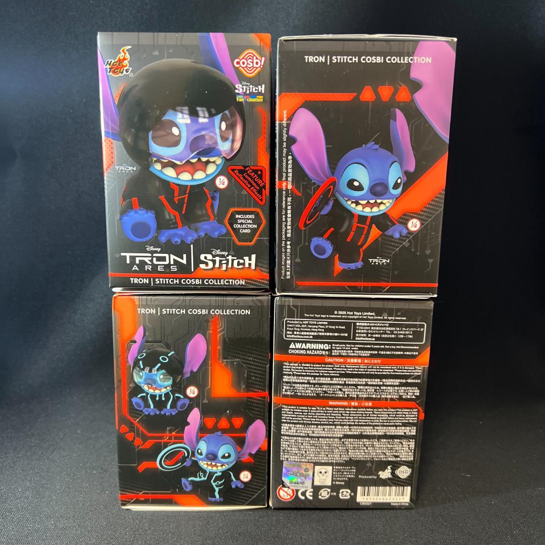 スティッチ　トロン　コスビ　全4種コンプリート　ホットトイズ